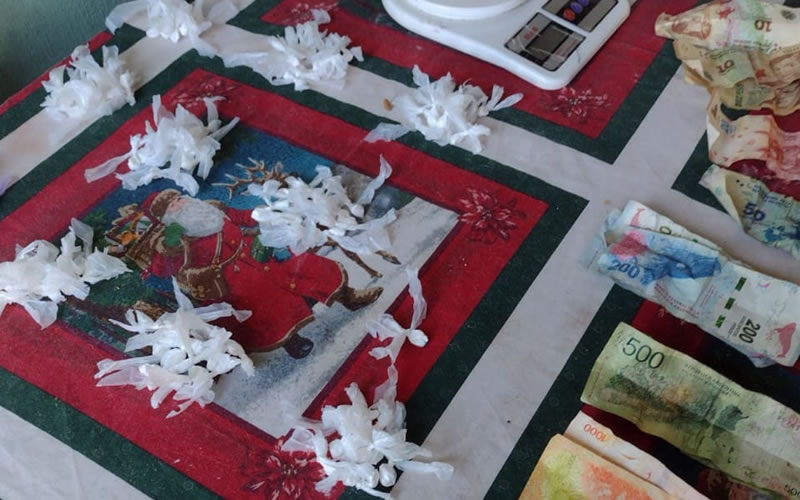 Secuestran droga y detienen a una joven en allanamiento