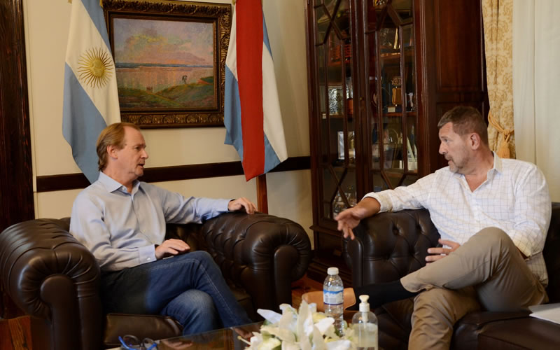 Las señales de Bordet y Gay, antes de las elecciones: Juntos analizaron proyectos para Concordia