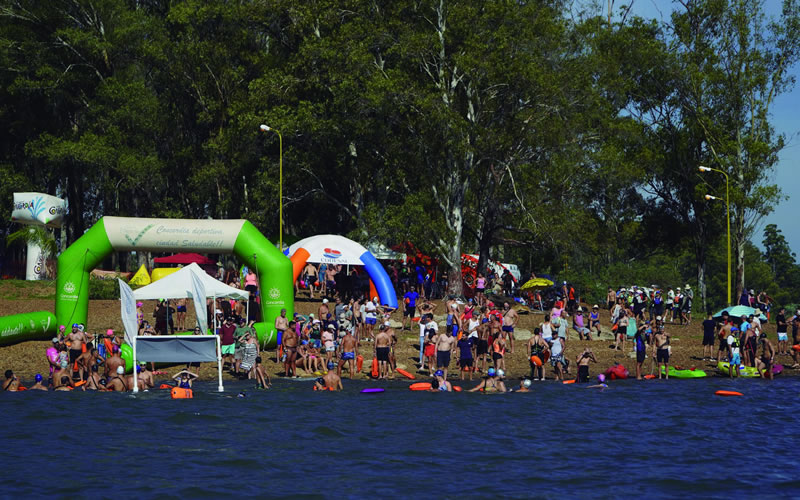 Aguas Abiertas «Lago de Salto Grande»:  Gamba Genovese e Ignacio Pintos ganadores
