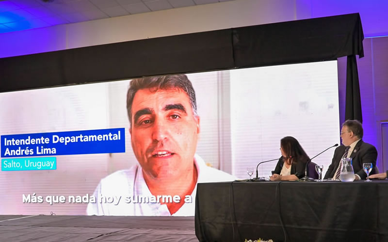 El desarrollo regional y la integración Concordia – Salto fue el mensaje que el Intendente Andrés Lima le envió a Cresto