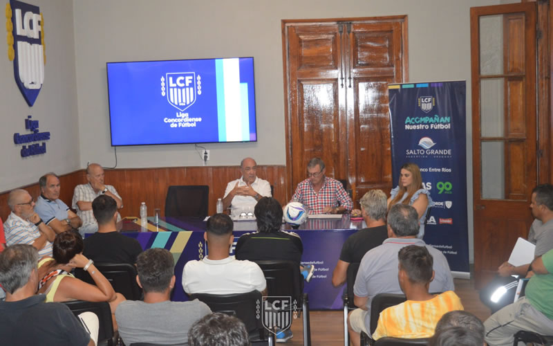 La Liga Concordiense tuvo su primer reunión del año y fijó la fecha de inicio de torneo