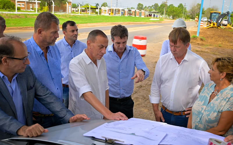 El Intendente y el titular de Vialidad Nacional destacaron la importancia de la obra pública para la generación de empleo y desarrollo