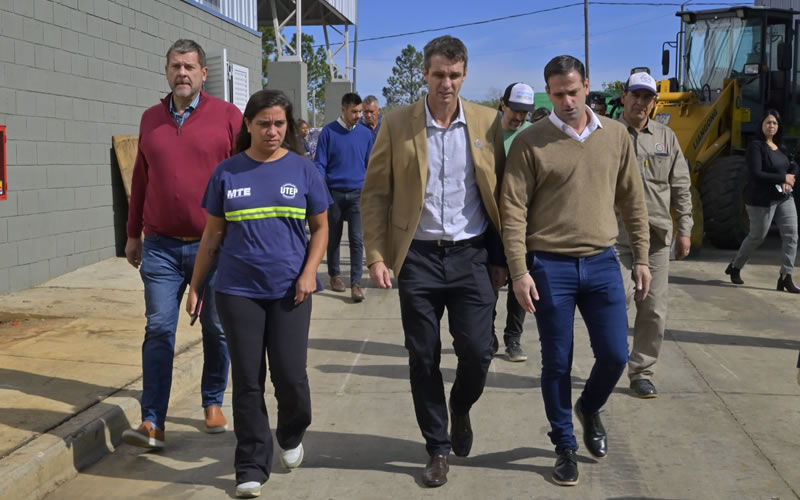 El Intendente presentó el proyecto del Parque Tecnológico de Reciclaje en El Abasto