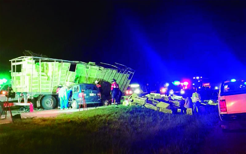 Ruta 14: Grave accidente de tránsito con una persona fallecida y otra trasladada de urgencia al Masvernat