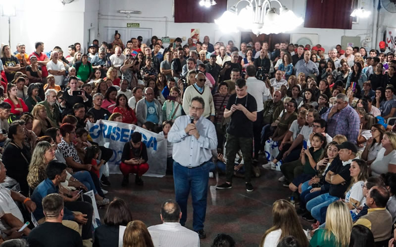 Francolini presentó a quien será su compañera de fórmula para la Intendencia