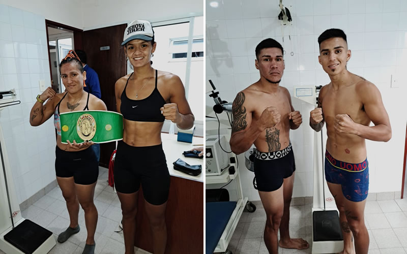 Viernes de boxeo en el Gimnasio Municipal