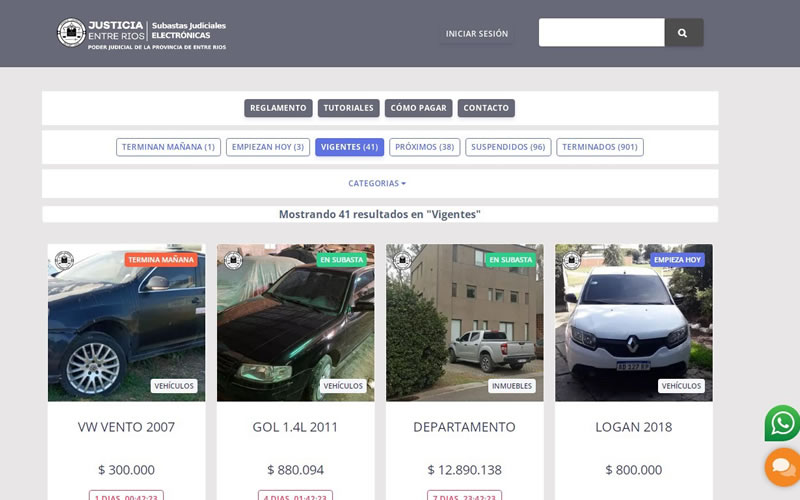 Las subastas electrónicas permiten remates masivos y con mejores precios