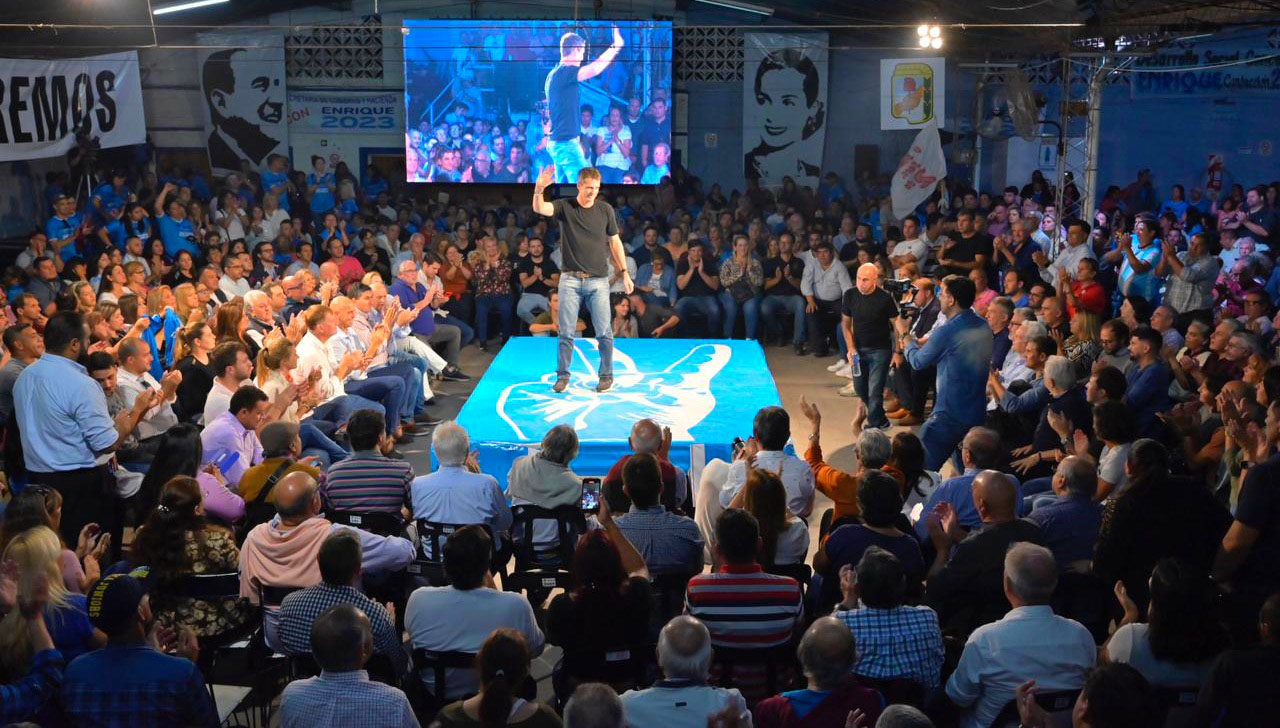 Multitudinario acto peronista en Concordia, con dirigentes y militantes de toda la provincia