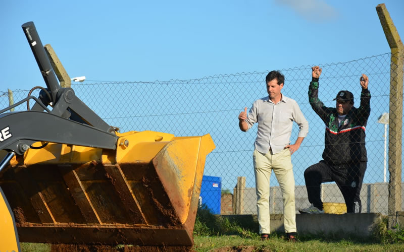 De la mano de CAFESG el Club La Bianca arranca su nueva tribuna para 1000 asistentes