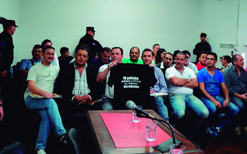 Se rechazó el último recurso y quedó firme la condena a policías condenados por sedición