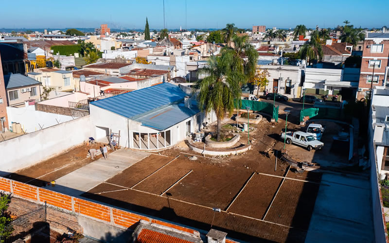 El municipio sigue en marcha con los trabajos de puesta en valor de Plaza Sol