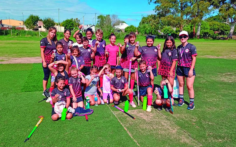 Positivo comienzo para el hockey infantil en Los Espinillos