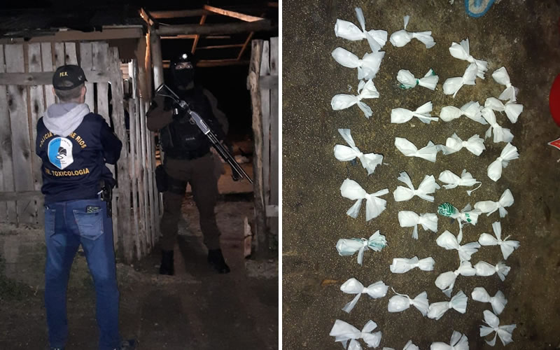 Secuestro de estupefacientes y detenciones por narcomenudeo en Zona de los Piletones del Barrio La Bianca