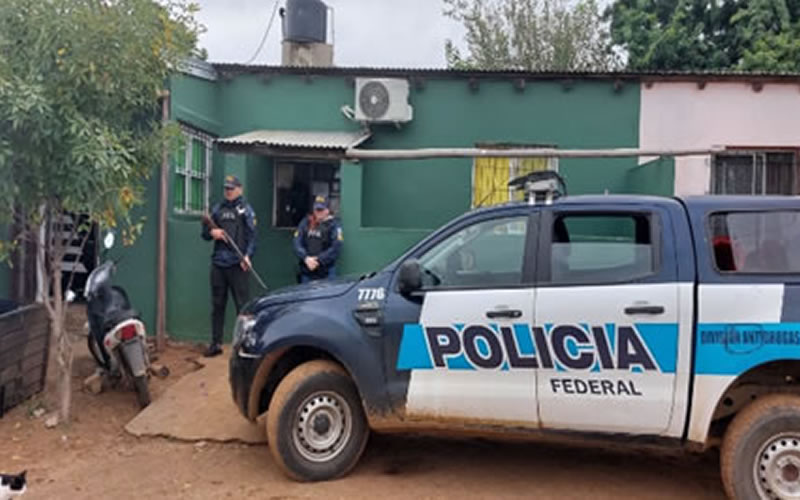 La Policía Federal desbarató un “kiosco” de venta de droga