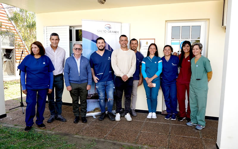 Salto Grande inauguró la puesta en valor del Centro de Salud de Nueva Escocia