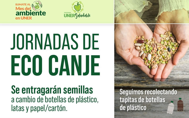 FCAD/UNER: Eco Canje en el Mes del Ambiente