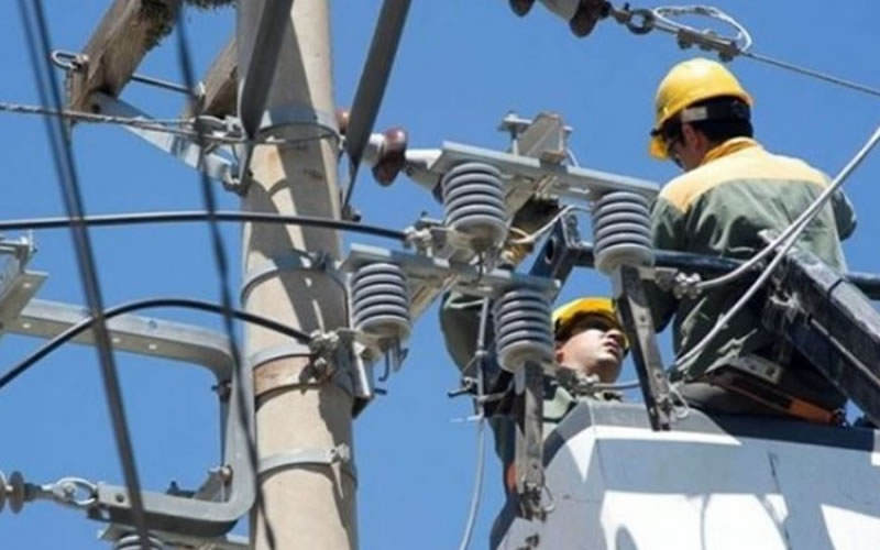 Corte de energia por tareas en subestación transformadora