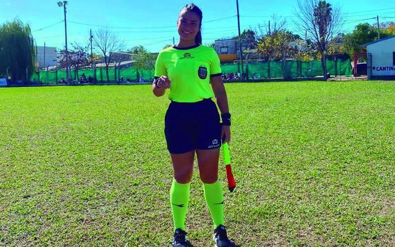 Primera mujer concordiense en ser contratada como árbitra profesional de AFA