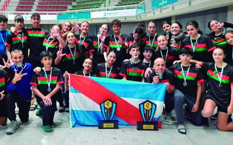 El plantel masculino de la Federación Entrerriana de Handball terminó tercero en Mendoza
