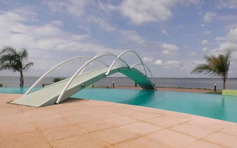 Comenzaron las obras de puesta en valor de los baños del complejo Punta Viracho