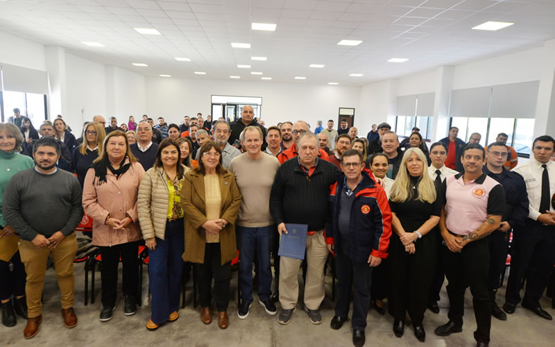 Bordet impulsa obra social y un fondo jubilatorio para las y los bomberos voluntarios entrerrianos