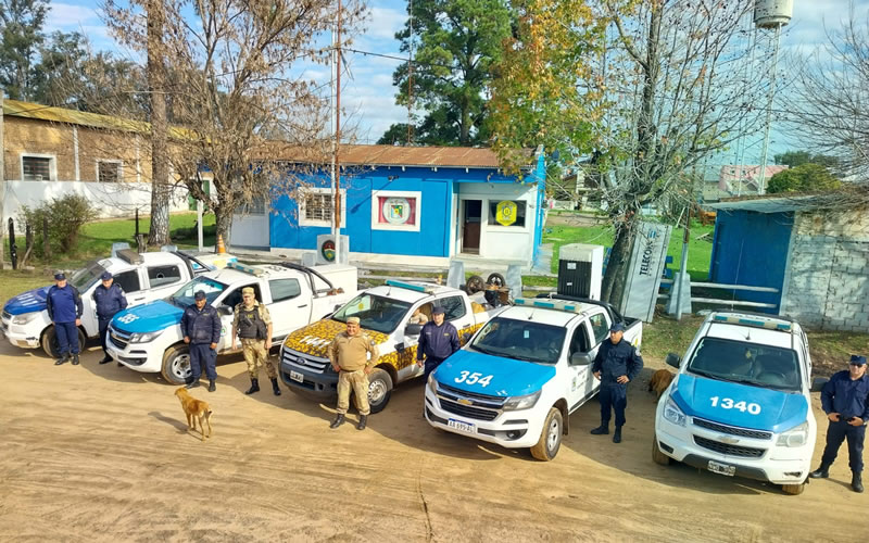 Tras el robo y faena de ganado realizan allanamientos en Benito Legerén