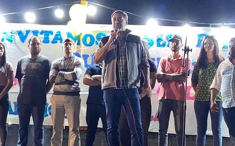 Eduardo Cristina invitado en Colonia Roca: «Si los concordienses deciden cambiar, nos irá mucho mejor»