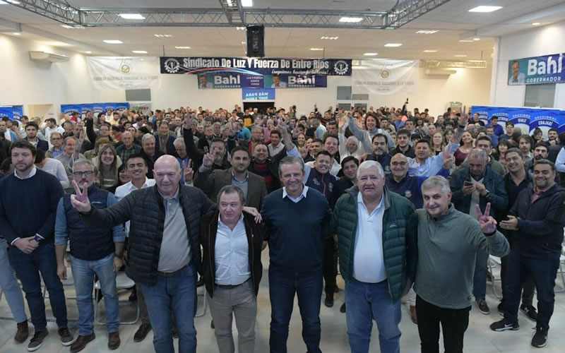 Fuerte respaldo del sindicato de Luz y Fuerza a la propuesta de Bahl para la provincia