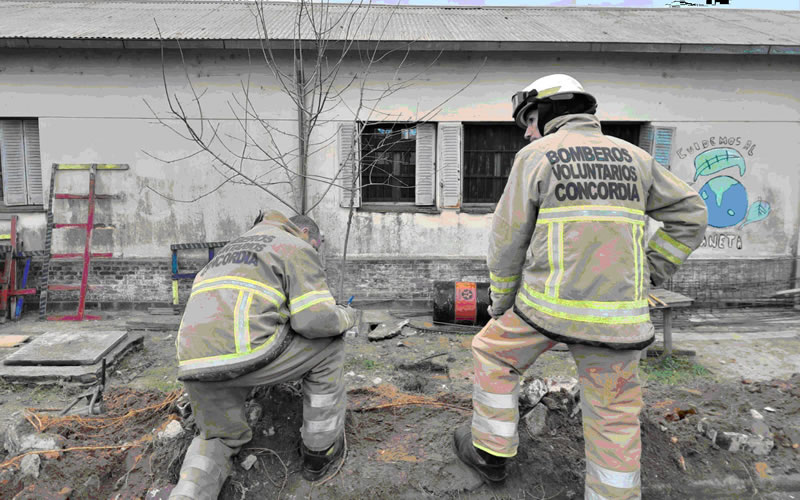 Escape de gas en la Escuela Nº 14 «Coronel Antonio Navarro»
