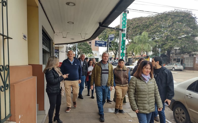 Niez recorrió Concordia junto a Galimberti: «Vamos a facilitar la relación de los comerciantes con la Municipalidad»
