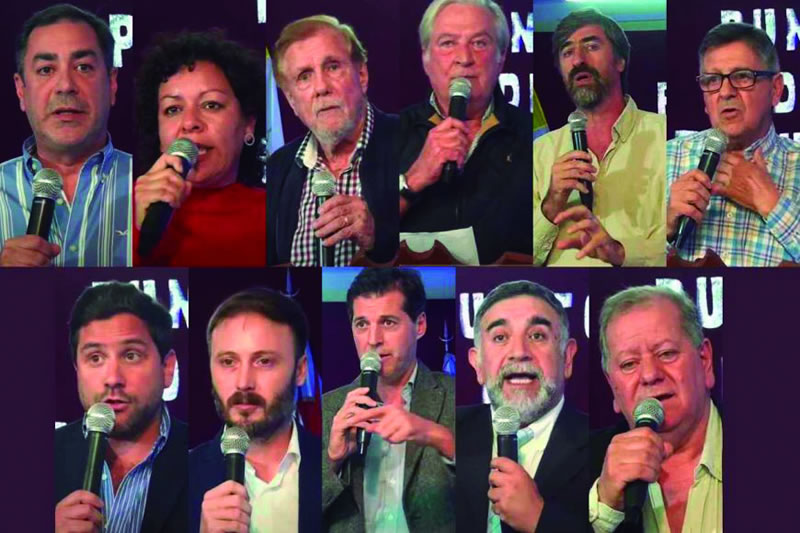 Con algunas ausencias: Los precandidatos a la intendencia dieron a conocer sus propuestas