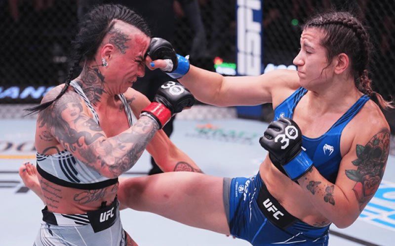 La concordiense Ailín Pérez ganó su pelea en UFC Vegas 77