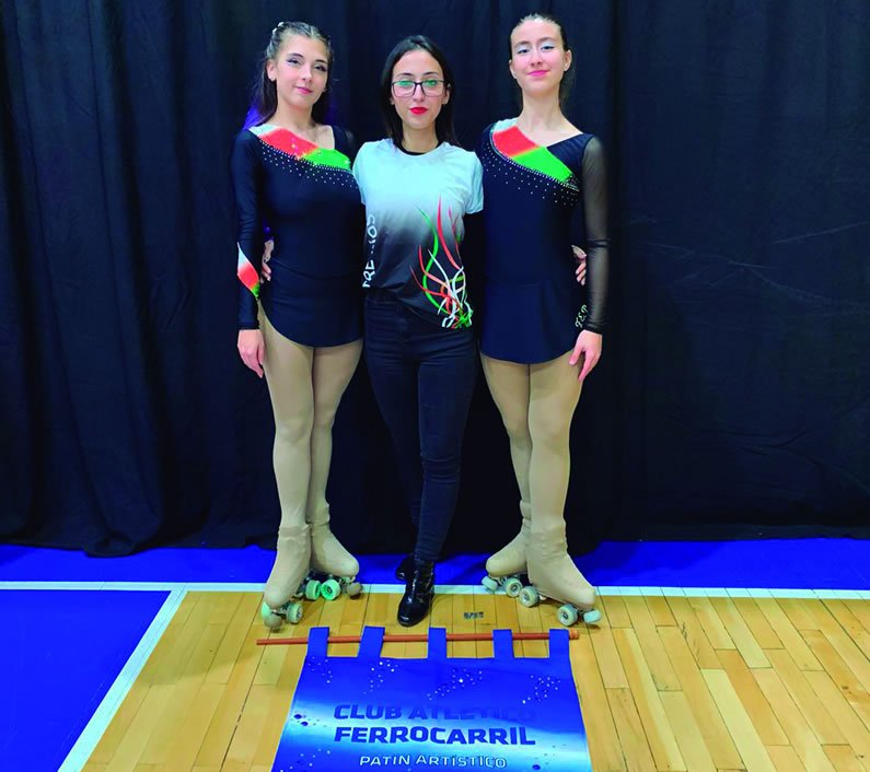 Dos patinadoras de Ferrocarril representarán a Entre Ríos