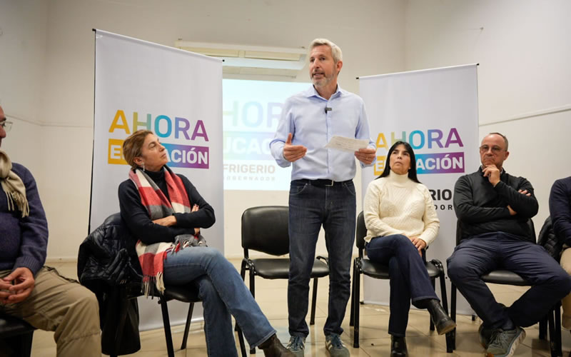Frigerio: “Nos proponemos el enorme desafío de mejorar el sistema educativo provincial”