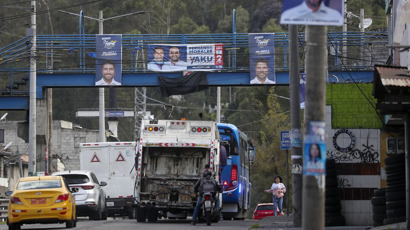 La violencia tiñe la campaña en Ecuador a días de las elecciones