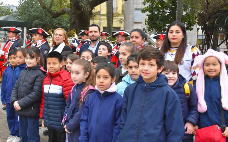 Alumnas y alumnos de la Escuela Normal participaron de una nueva jornada de “Late la Patria”