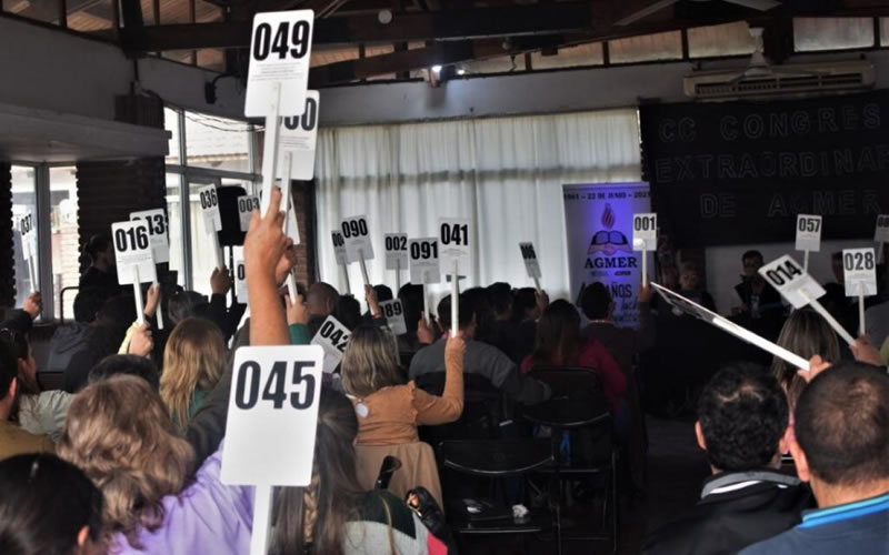 Agmer convocó al Congreso para el próximo jueves