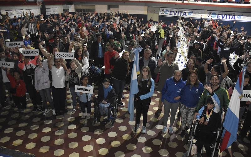 Más de 500 deportistas participan de las finales de los Juegos Evita Adaptados en Concepción del Uruguay