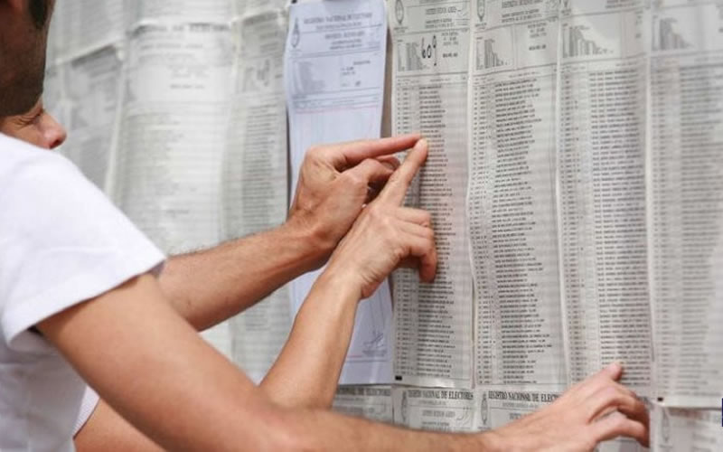 La Cámara Nacional Electoral informó que hasta las 18 horas votó el 66% del padrón