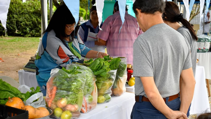 Los emprendedores locales exponen sus productos en la Feria Municipal de la Economía Social