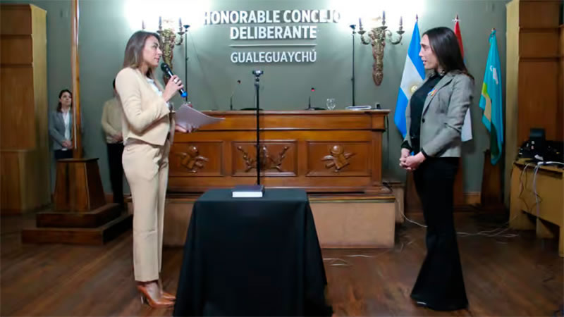 Asumió la primera concejal trans de Entre Ríos, Manuela González