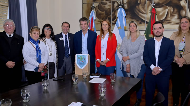 El Intendente recibió al Gobernador del Club de Leones para afianzar una agenda conjunta con fines sociales y humanitarios