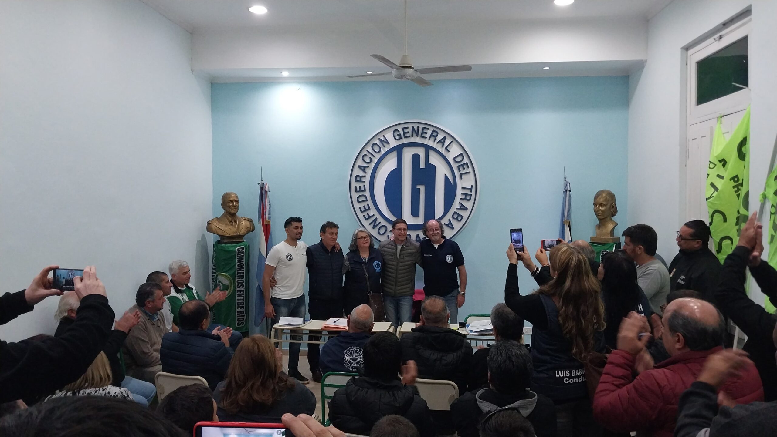 Quedó conformado el triunvirato de la CGT Regional Concordia