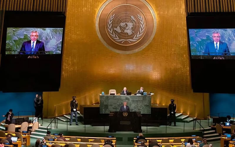 Ante la ONU, Alberto Fernández pidió levantar los bloqueos a Cuba y Venezuela y criticó al FMI