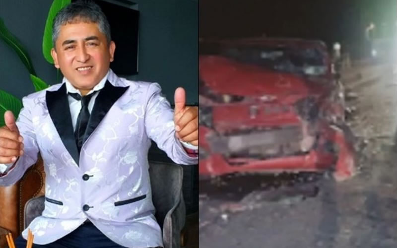 Murió el cantante Huguito Flores en un choque en la Ruta 34 junto con su esposa y su cuñado