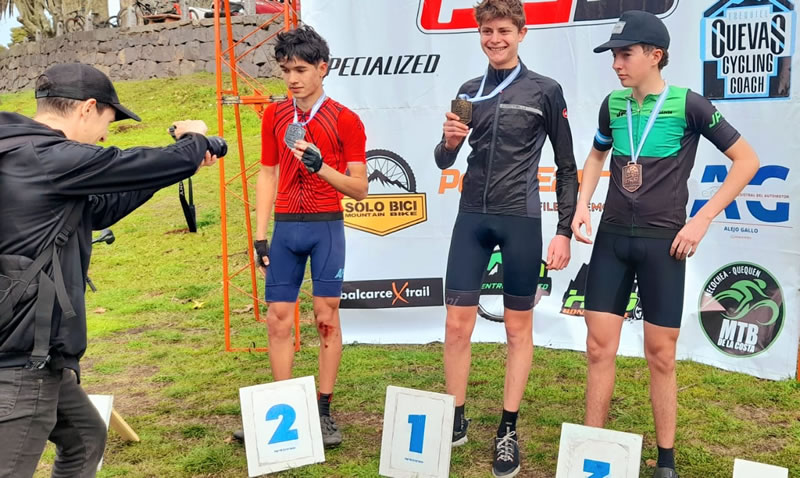 Ciclismo: Es de Federación y fue segundo en Tandil