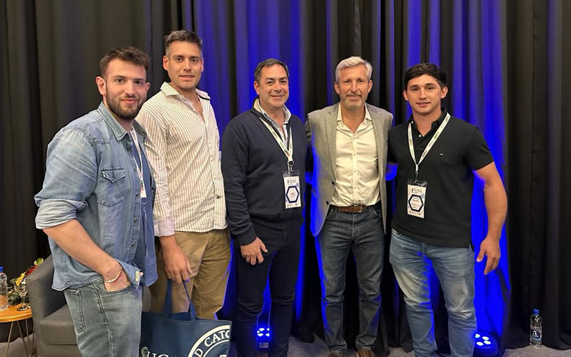 Jóvenes empresarios acompañaron a Eduardo Cristina y a Rogelio Frigerio en los 20 años de la Unión Industrial de Entre Ríos