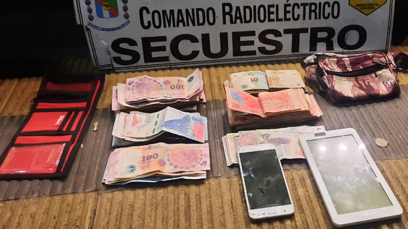 Tenía droga, dinero y un celular en su mochila
