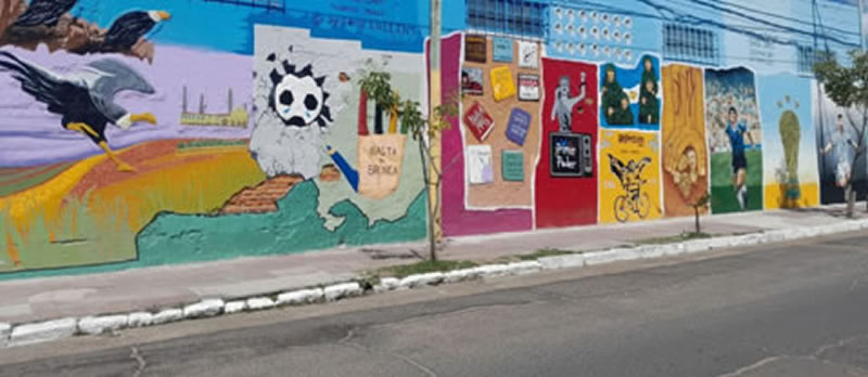 Para no olvidar: Quedó inaugurado el mural «La Memoria» de Tomás Junco