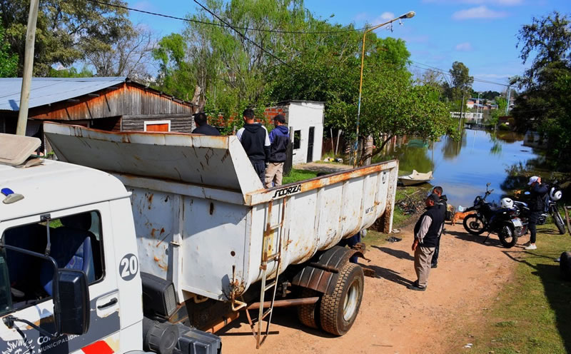 Panorama de situación con la creciente del río y recomendaciones de Defensa Civil